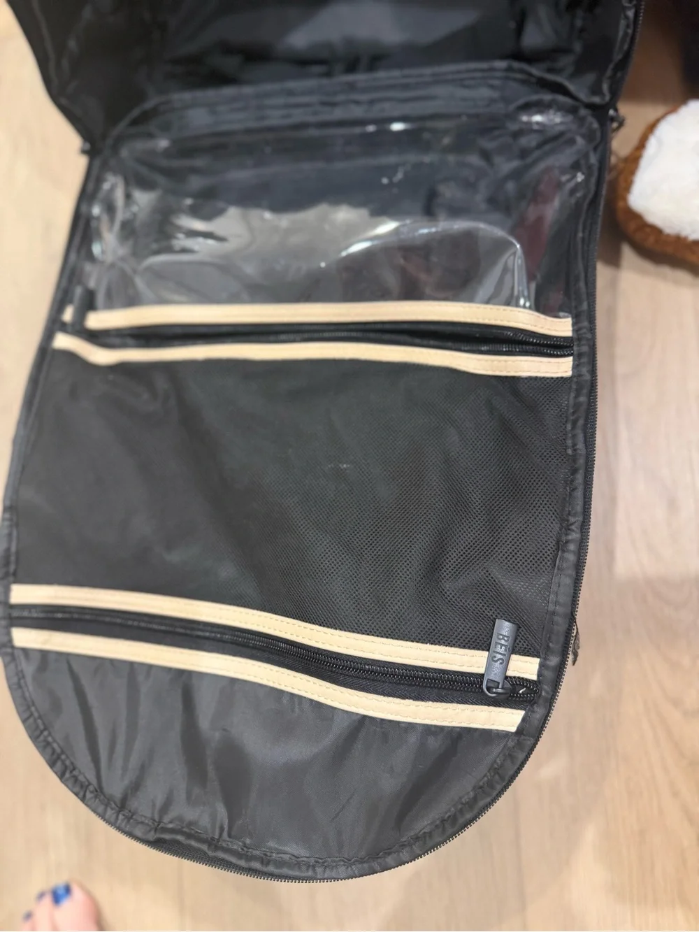 Black beis backpack